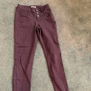 Blue Spice Midrise Brown Jeggings